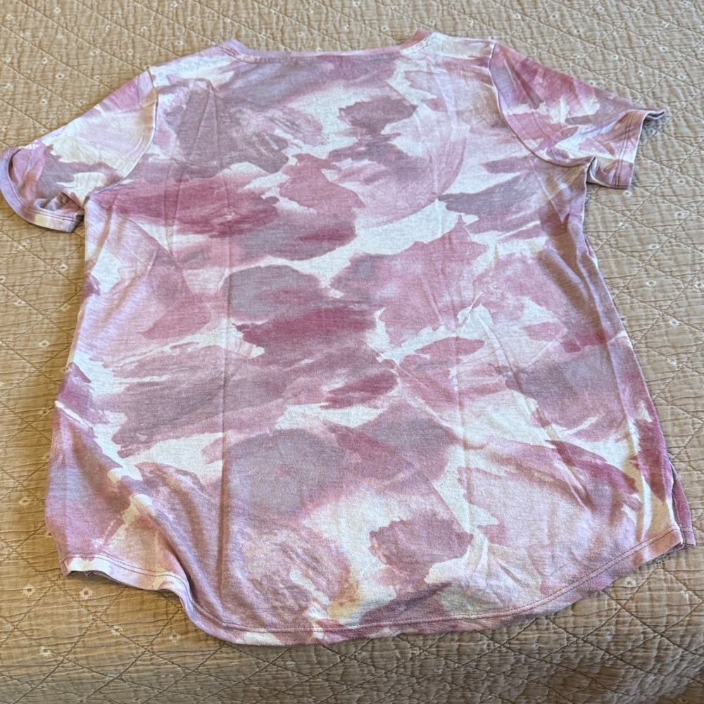 Athleta Pink and Purple Short Sleeve Tees - Picture 8 of 8